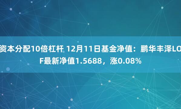 资本分配10倍杠杆 12月11日基金净值：鹏华丰泽LOF最新净值1.5688，涨0.08%