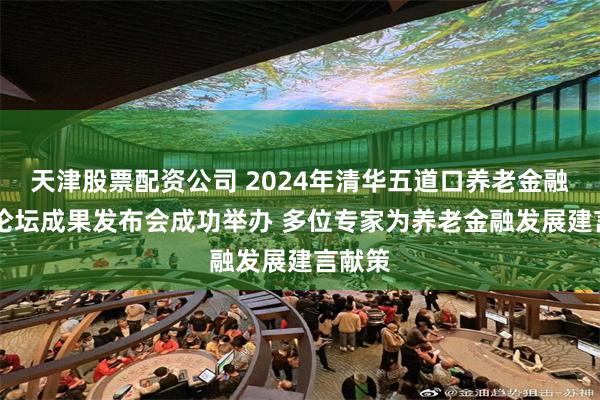 天津股票配资公司 2024年清华五道口养老金融50人论坛成果发布会成功举办 多位专家为养老金融发展建言献策