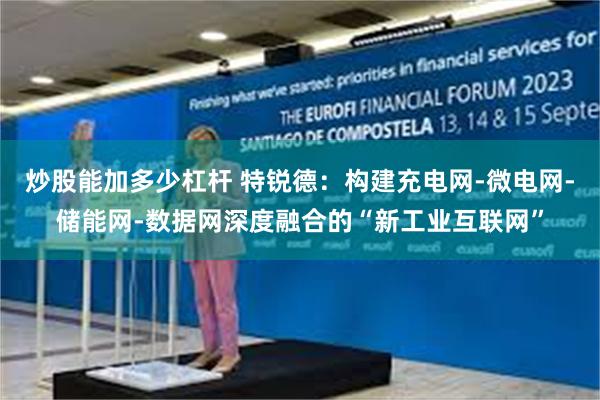 炒股能加多少杠杆 特锐德：构建充电网-微电网-储能网-数据网深度融合的“新工业互联网”